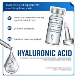 Essences B6 - hyaluronzuur - antirimpel - hydraterend - ampullen met collageen voor het gezicht - 10 stuksHuid
