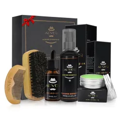 Beard styling set - balm / oil / / lotion / combBeard