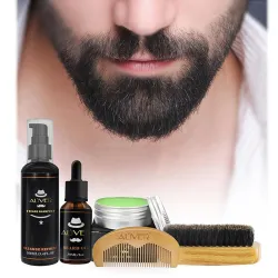 Beard styling set - balm / oil / / lotion / combBeard
