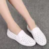 Casual loafers - slip on - with star holes