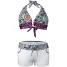 Bikiniset - met korte broekBadkleding