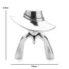 Lady figure wearing hat - broochBrooches