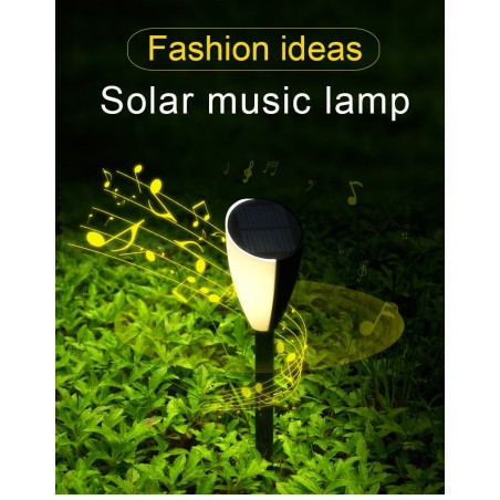 Solar music lamp - waterproof - LED