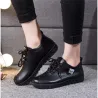 Zachte platte schoenen - met veters - echt leerLaarzen