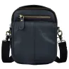 Leren schouder- / crossbodytas - met ritsen / vakjesTassen