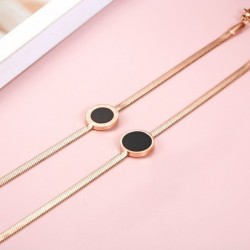 Rose gold bracelet - with roman numerals