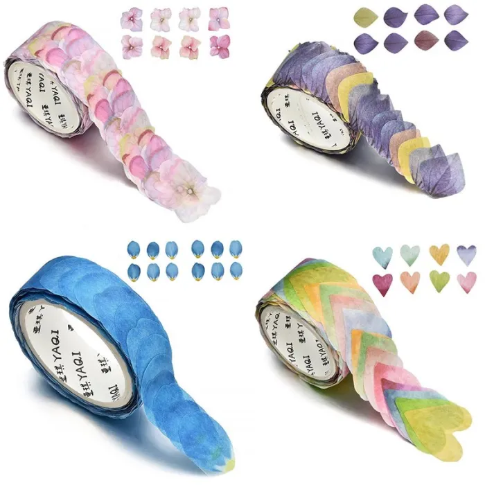 Masking tape - decorative decals - DIY Petal Stickers
