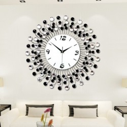 Modern living room - diamond clock - simple decoration - beautiful
