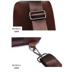 Fashionable fanny pack - chest bag - PU leather