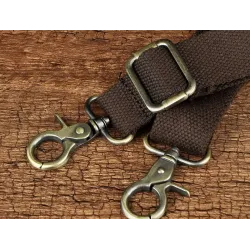 Leather shoulder / crossbody bag - with zippers / pocketsBags