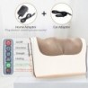 Elektrisch massagekussen - infrarood verwarming - nek / schouders / rugMassage