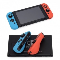 Nintendo Switch controller silicone case - 6 in 1 - with thumb stick cover - cat claw printSwitch
