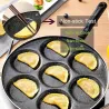 4 / 7 hole frying pan - non-stick - eggs - pancakes