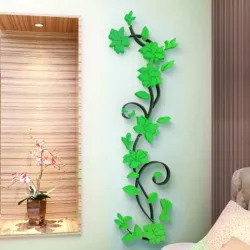 Wall floral stickers - home decoration