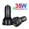 3 / 4 / 5 poorten USB autolader - snel opladen QC3.0Interieur accessoires