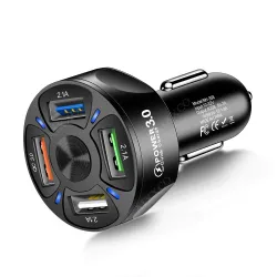 3 / 4 / 5 poorten USB autolader - snel opladen QC3.0Interieur accessoires