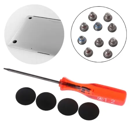Bottom feet plastic case covers / screws / tools set - for MacBook Air / Pro Retina 13" 15" - 4 piecesProtection