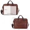 Leren schouder- / crossbodytas - grote capaciteitTassen