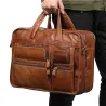 Echt lederen schouder- / crossbodytas - grote capaciteitTassen