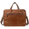 Echt lederen schouder- / crossbodytas - grote capaciteitTassen