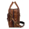 Echt lederen schouder- / crossbodytas - grote capaciteitTassen