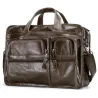 Echt lederen schouder- / crossbodytas - grote capaciteitTassen