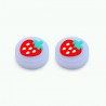 Thumb stick grip cap - joystick cover - lichtgevend - voor Nintendo Switch Lite Joy-Con - fruit / bladeren printSwitch