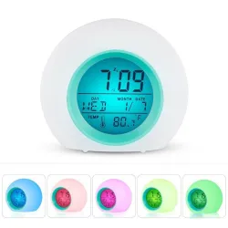 Alarm clock - night glowing - delightful for children - home decor