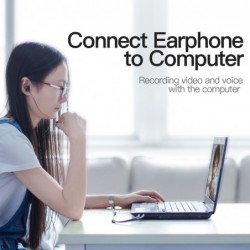 Koptelefoonsplitter - audio AUX-kabel - 3,5 mm jack - vrouwelijk naar 2 mannelijkSplitters