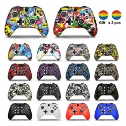 Silicone protective case cover - Xbox One - slim controller - with 2 grip caps