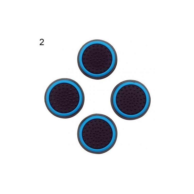 Poignées de pouce - pour manettes Sony PlayStation - PS4 / PS3 / PS2 - 4 pièces