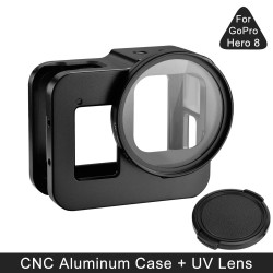 GoPro Hero 8 beschermhoes - aluminium frame - met UV-lensfilterBescherming