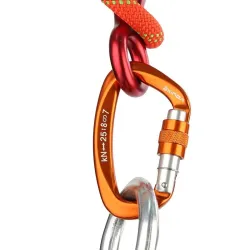 Buckle - carabiner - climbing safety equiment - rock climbing