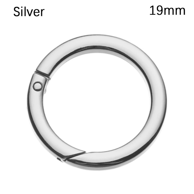 Veer O-ring gesp - ronde drukknop - haak - karabijnhaak - 19mm - 25mm - 32mm - 38mmSleutelhangers