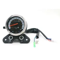 Dubbele motorsnelheidsmeter - universeel - met LED-indicatorInstrumenten
