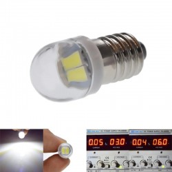 E10 - LED-lamp - 3V / 6V - xenon wit - 2 stuksE10