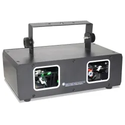 Disco / podium laserlicht - projector met 2 lenzen - RGBPodium- en evenementenverlichting