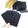 Poker playing cards - black / gold / US dollar pattern - waterproof - 54 piecesPuzzles & Games