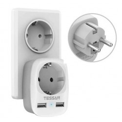 EU plug - wall socket - with dual / triple USB portsLighting fittings