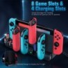 Nintendo Switch charging dock - with 8 game slots