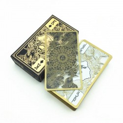 Playing cards - transparent - waterproof - dragon design - gift