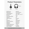 Bluedio 7th - draadloze hoofdtelefoon - Bluetooth - ruisonderdrukking - met microfoon / spraakbedieningOor- & hoofdtelefoons
