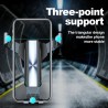 Support de téléphone à gravité - pour bouche d'aération de voiture - support 3 points - avec verrouillage de sécurité