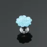 Orchid shaped furniture knobs - handles - ceramicFurniture