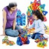 Mini magnetic designer construction building blocks - ideal gift for children -  educational - fun