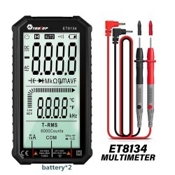Slimme digitale multimeter - automatische / handmatige meting - LCD - weerstandsdiode - temperatuur / frequentietestMultimeters
