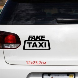 Fake Taxi - car vinyl sticker