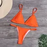 Sexy bikiniset - lage taille - met decoratieve metalen ringenBadkleding