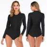 One piece swimsuit - long sleeve - with zipperSwimming