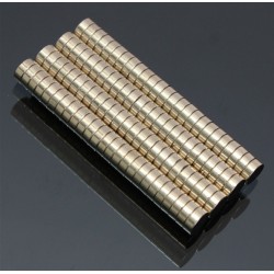 N52 - neodymium magneet - cilinder - 5*2mm - 50 stuksN52